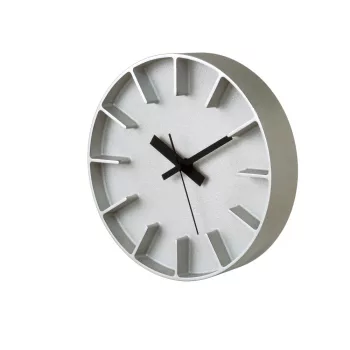 LEMNOS EDGE SEIKO AZ-0116-AL szürke hangtalan falióra
