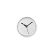 EXTRA NORMAL CLOCK fehér 13 cm átmérőjű aluminium hangtalan fali vagy asztali óra