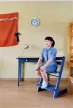 LEMNOS FUN PUN YD15-01-LBL kék fali óra gyerekeknek