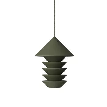   BIRD SILO zöld 23cm x Ø18cm méretű újrahasznosított műanyag design madáretető