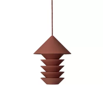   BIRD SILO terrakotta 23cm x Ø18cm méretű újrahasznosított műanyag design madáretető