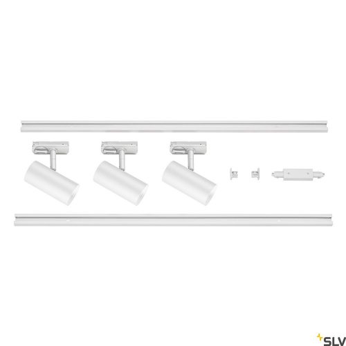 SLV NOBLO ONE-TRACK SPOT SET 1002611 fehér 1 fázisú sínes LED lámpa szett