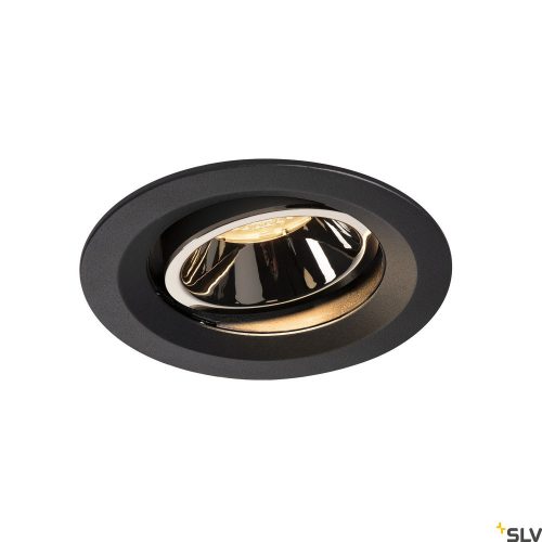SLV NUMINOS MOVE DL M 1003579 fekete-króm állítható süllyesztett LED spot lámpa