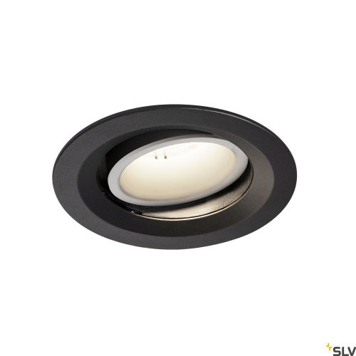 SLV NUMINOS MOVE DL M 1003602 fekete-fehér állítható süllyesztett LED spot lámpa