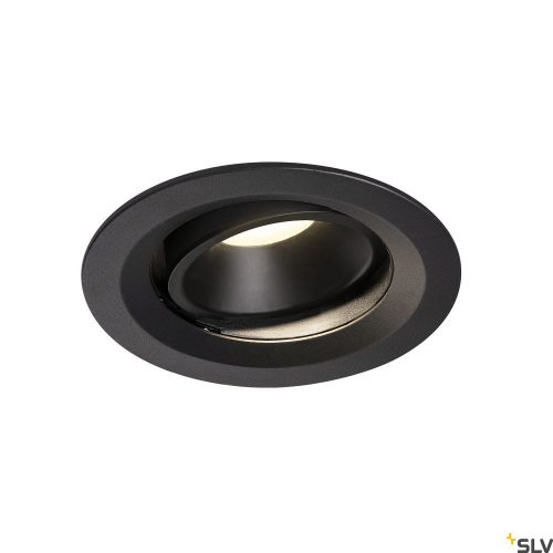 SLV NUMINOS MOVE DL M 1003604 fekete állítható süllyesztett LED spot lámpa