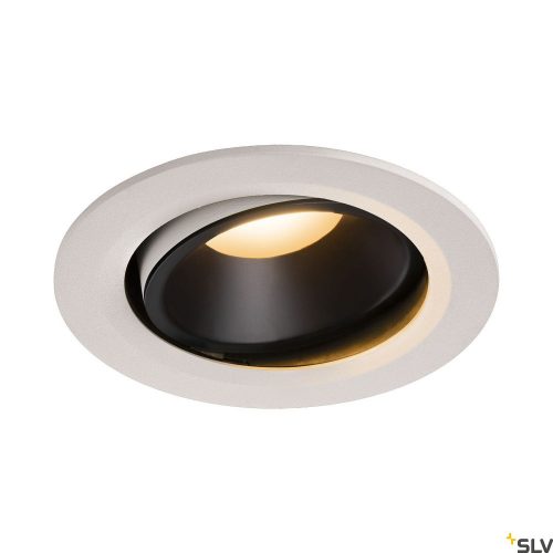 SLV NUMINOS MOVE DL L 1003637 fehér-fekete állítható süllyesztett LED spot lámpa