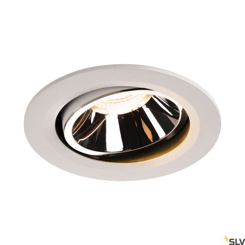 SLV NUMINOS MOVE DL L 1003639 fehér-króm állítható süllyesztett LED spot lámpa
