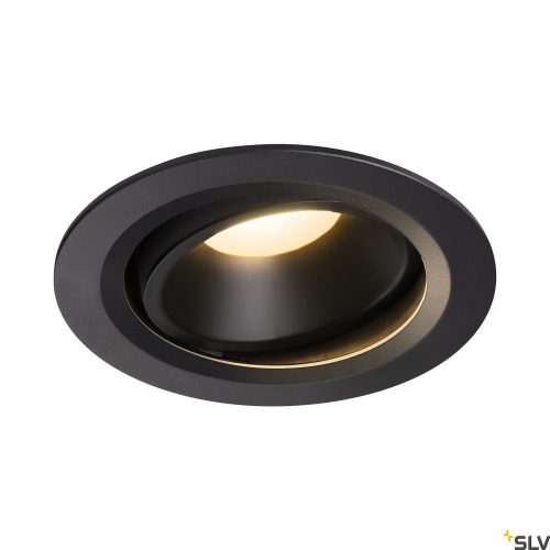 SLV NUMINOS MOVE DL L 1003655 fekete állítható süllyesztett LED spot lámpa