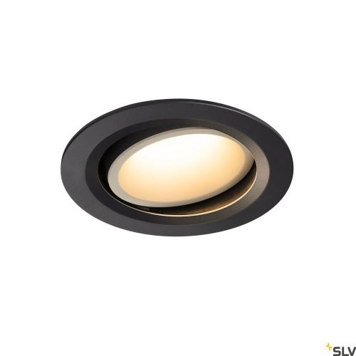 SLV NUMINOS MOVE DL L 1003656 fekete-fehér állítható süllyesztett LED spot lámpa