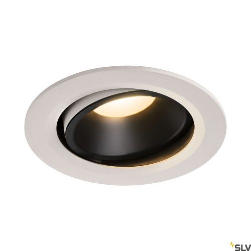 SLV NUMINOS MOVE DL L 1003664 fehér-fekete állítható süllyesztett LED spot lámpa