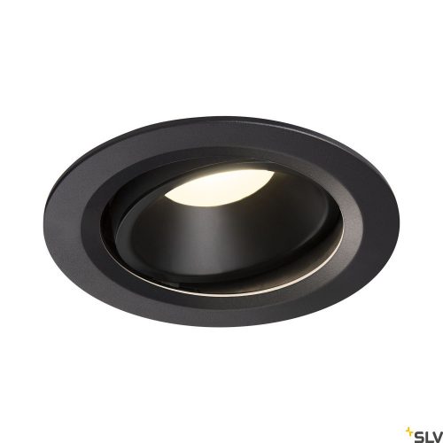 SLV NUMINOS MOVE DL L 1003679 fekete állítható süllyesztett LED spot lámpa