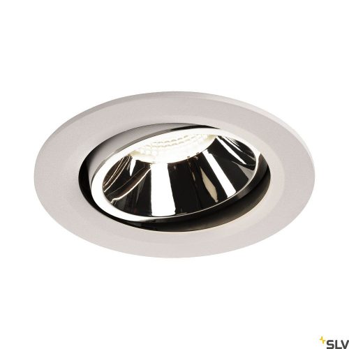 SLV NUMINOS MOVE DL L 1003693 fehér-króm állítható süllyesztett LED spot lámpa