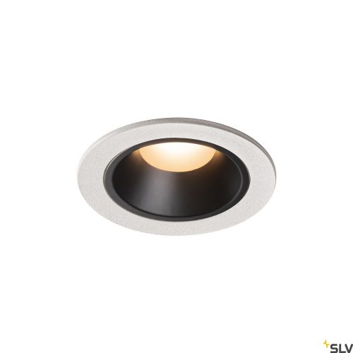 SLV NUMINOS DL S 1003781 fehér-fekete süllyesztett LED spot lámpa