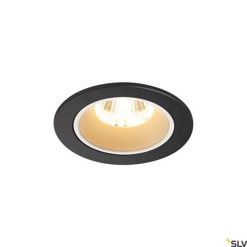 SLV NUMINOS DL S 1003794 fekete-fehér süllyesztett LED spot lámpa