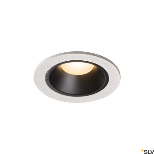 SLV NUMINOS DL S 1003808 fehér-fekete süllyesztett LED spot lámpa