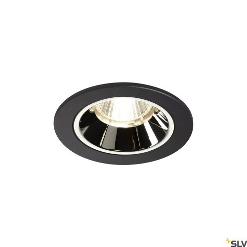 SLV NUMINOS DL S 1003822 fekete-króm süllyesztett LED spot lámpa