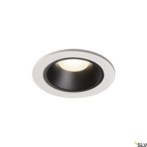 SLV NUMINOS DL S 1003829 fehér-fekete süllyesztett LED spot lámpa