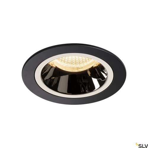 SLV NUMINOS DL M 1003873 fekete-króm süllyesztett LED spot lámpa