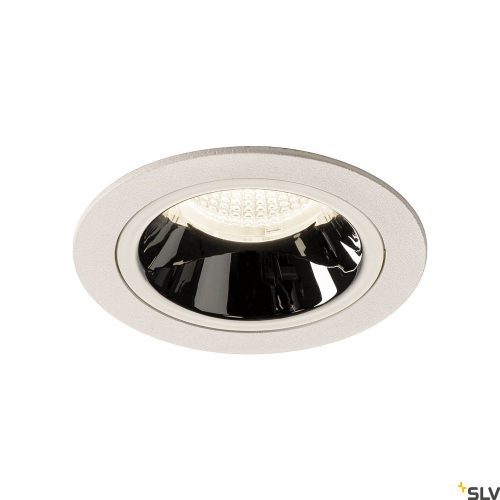 SLV NUMINOS DL M 1003903 fehér-króm süllyesztett LED spot lámpa