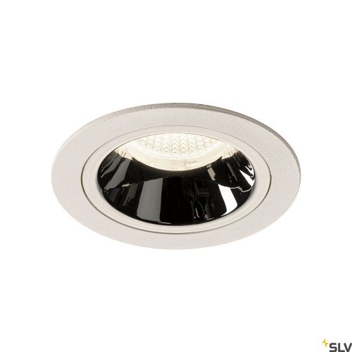 SLV NUMINOS DL M 1003906 fehér-króm süllyesztett LED spot lámpa