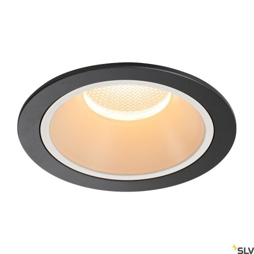SLV NUMINOS DL XL 1003989 fekete-fehér süllyesztett LED spot lámpa