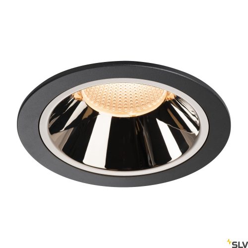 SLV NUMINOS DL XL 1003990 fekete-króm süllyesztett LED spot lámpa