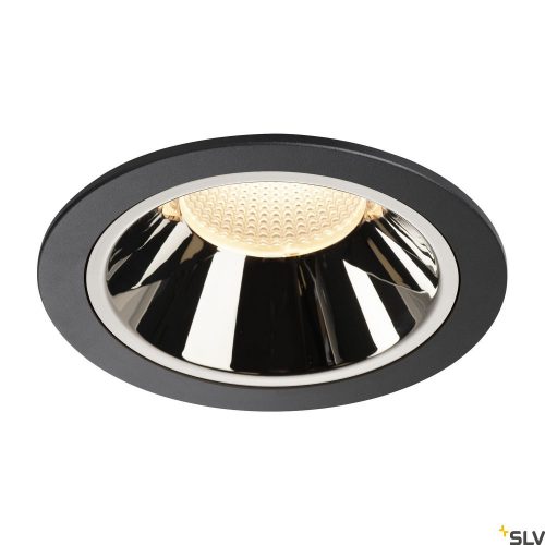 SLV NUMINOS DL XL 1004017 fekete-króm süllyesztett LED spot lámpa