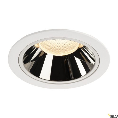 SLV NUMINOS DL XL 1004029 fehér-króm süllyesztett LED spot lámpa