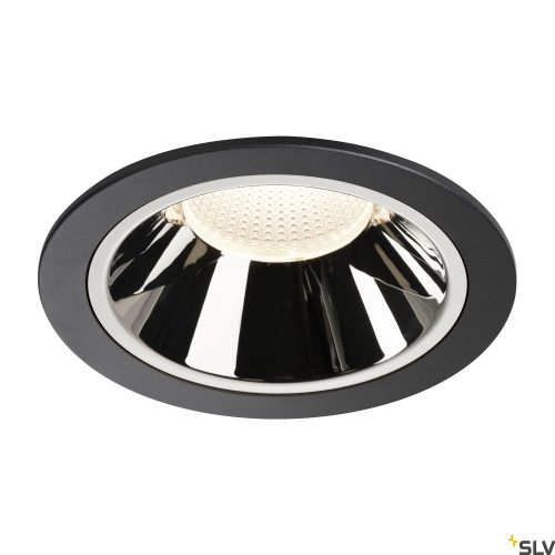 SLV NUMINOS DL XL 1004035 fekete-króm süllyesztett LED spot lámpa