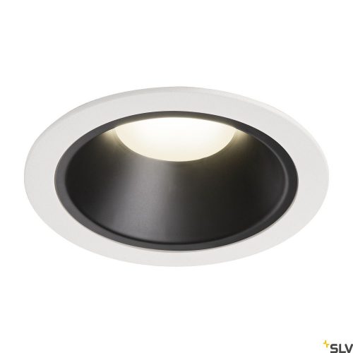 SLV NUMINOS DL XL 1004045 fehér-fekete süllyesztett LED spot lámpa
