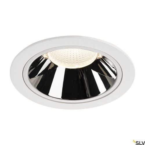 SLV NUMINOS DL XL 1004050 fehér-króm süllyesztett LED spot lámpa