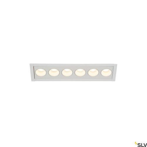 SLV MILANDOS 6 1005417 fehér süllyesztett moduláris mennyezeti LED spot lámpa