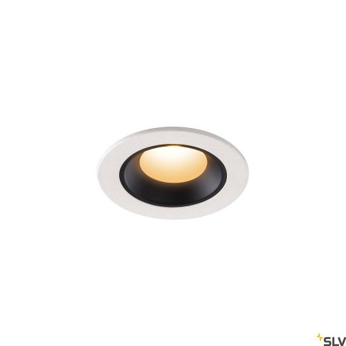 SLV NUMINOS XS 1005508 fehér-fekete süllyesztett LED spot lámpa