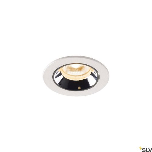 SLV NUMINOS XS 1005510 fehér-króm süllyesztett LED spot lámpa
