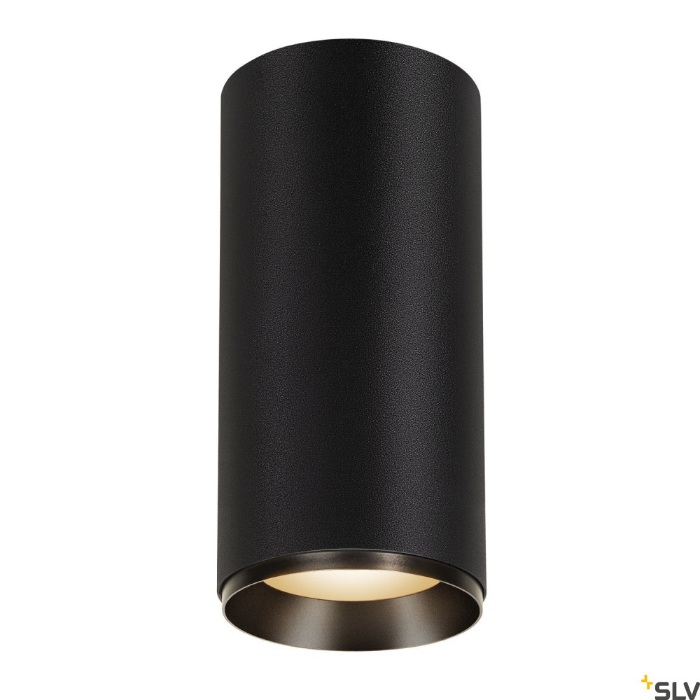 SLV NUMINOS XL PHASE fekete 12cm 3000K 36 36W dimmelhető mennyezeti LED spot lámpa Designmarket