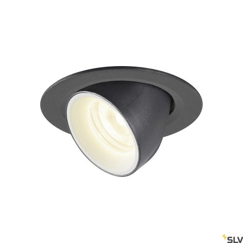 SLV NUMINOS GIMBLE XS 1005850 fekete-fehér billenthető süllyesztett LED spot lámpa