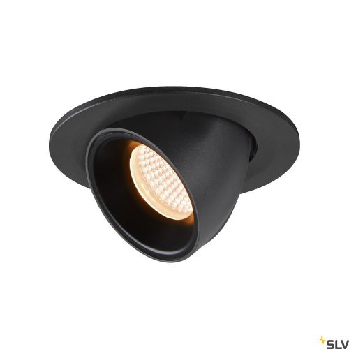 SLV NUMINOS GIMBLE S 1005873 fekete billenthető süllyesztett LED spot lámpa