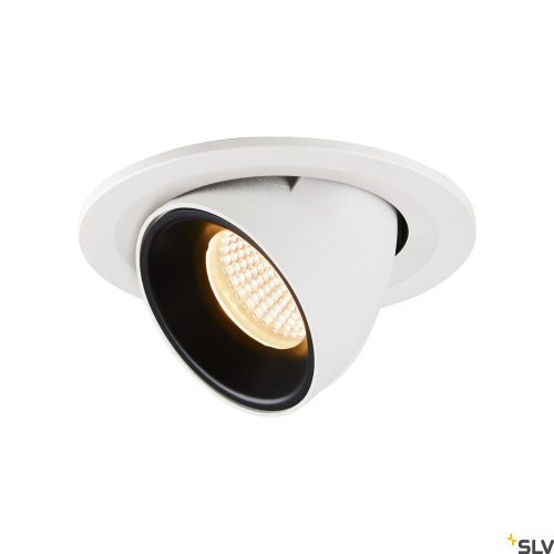 SLV NUMINOS GIMBLE S 1005894 fehér-fekete billenthető süllyesztett LED spot lámpa