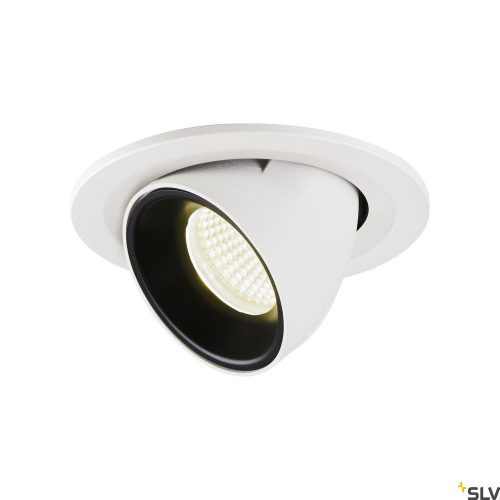 SLV NUMINOS GIMBLE S 1005912 fehér-fekete billenthető süllyesztett LED spot lámpa