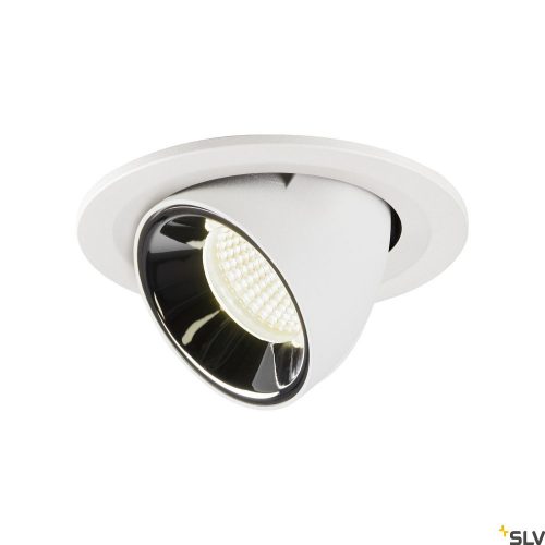 SLV NUMINOS GIMBLE S 1005914 fehér-króm billenthető süllyesztett LED spot lámpa
