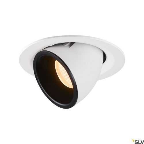 SLV NUMINOS GIMBLE M 1005933 fehér-fekete billenthető süllyesztett LED spot lámpa