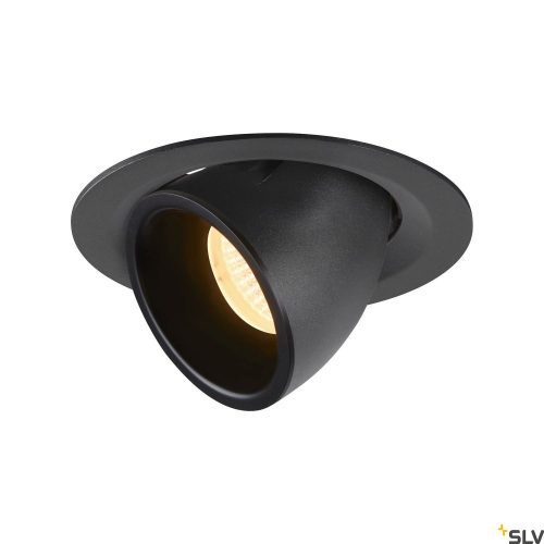 SLV NUMINOS GIMBLE M 1005939 fekete billenthető süllyesztett LED spot lámpa