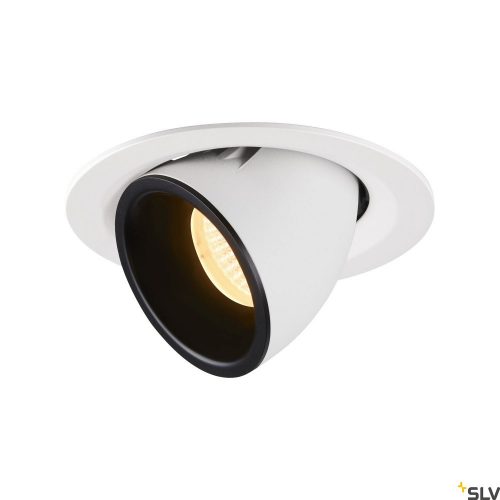 SLV NUMINOS GIMBLE M 1005948 fehér-fekete billenthető süllyesztett LED spot lámpa
