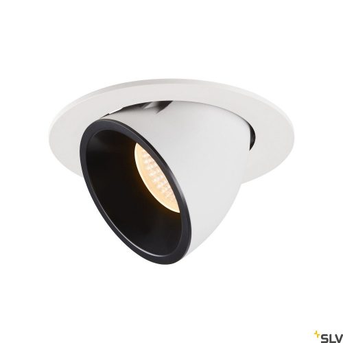 SLV NUMINOS GIMBLE L 1005990 fehér-fekete billenthető süllyesztett LED spot lámpa