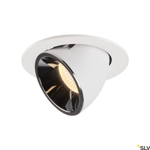 SLV NUMINOS GIMBLE L 1006004 fehér-króm billenthető süllyesztett LED spot lámpa