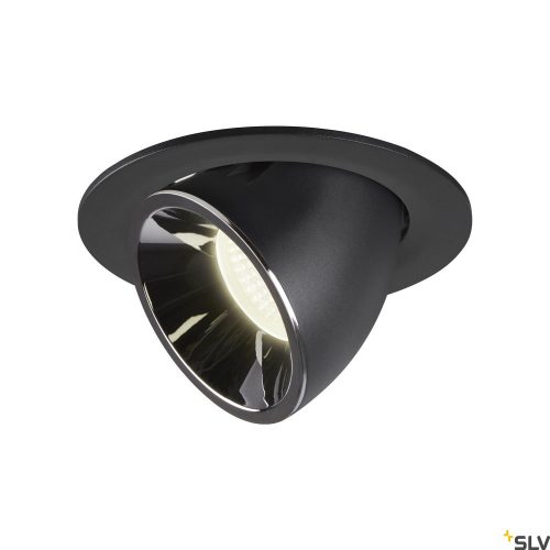 SLV NUMINOS GIMBLE L 1006016 fekete-króm billenthető süllyesztett LED spot lámpa