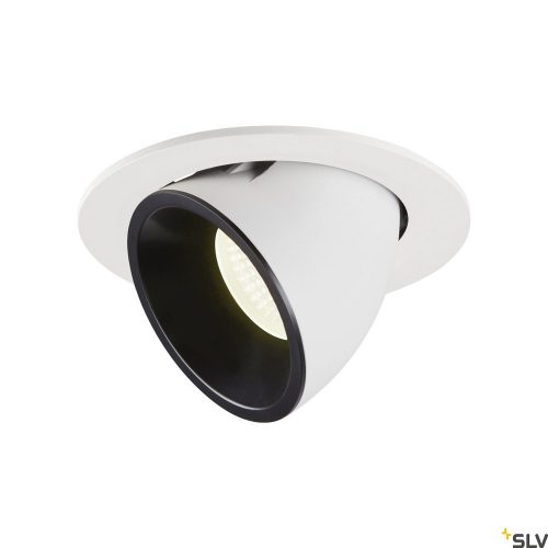 SLV NUMINOS GIMBLE L 1006020 fehér-fekete billenthető süllyesztett LED spot lámpa