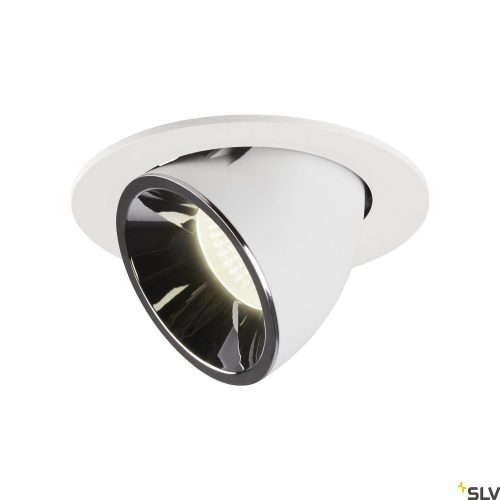 SLV NUMINOS GIMBLE L 1006022 fehér-króm billenthető süllyesztett LED spot lámpa
