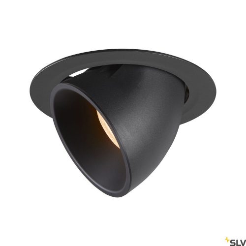 SLV NUMINOS GIMBLE XL 1006029 fekete billenthető süllyesztett LED spot lámpa