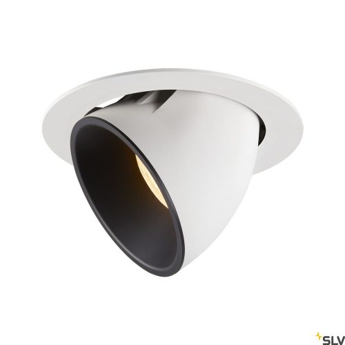 SLV NUMINOS GIMBLE XL 1006056 fehér-fekete billenthető süllyesztett LED spot lámpa
